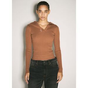 Y/Project Women Pinched Shoulder Rib Sweater